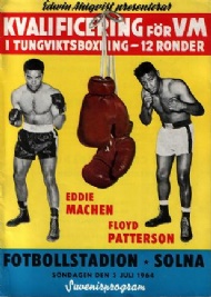Sportboken - Eddie Machen, USA -Floyd Patterson USA